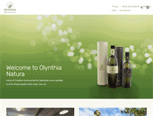 Tablet Screenshot of olynthia.com